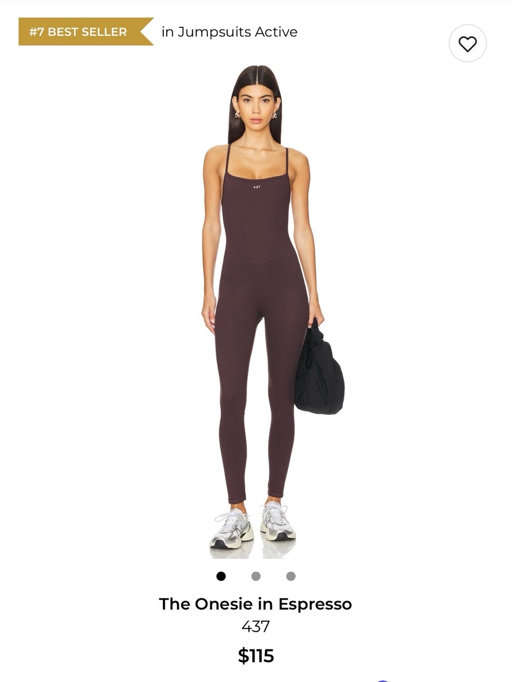 437 - The Onesie in Espresso